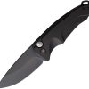 Medford Smooth Criminal Button Lock Folding Knife S35VN Black