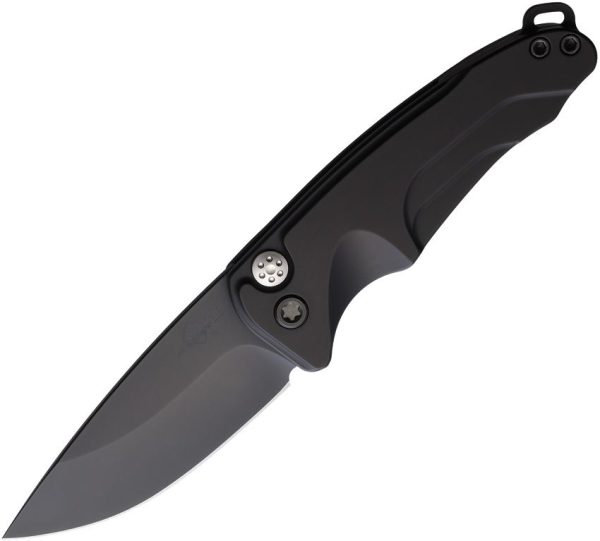 Medford Smooth Criminal Button Lock Folding Knife S35VN Black