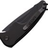 Medford Smooth Criminal Button Lock Folding Knife S35VN Black