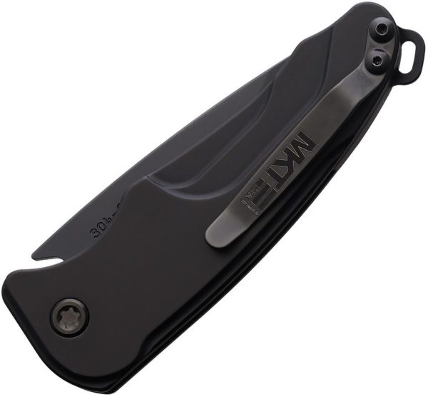 Medford Smooth Criminal Button Lock Folding Knife S35VN Black