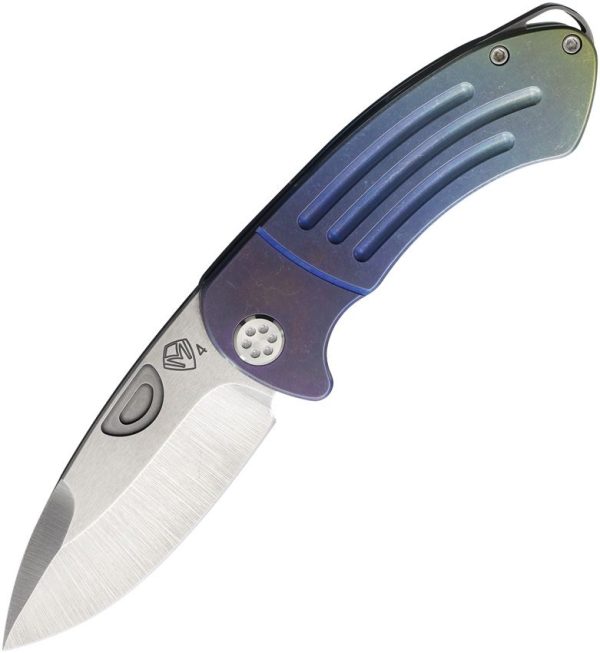 Medford Theseus S35VN Purple Titanium Folding Knife USA