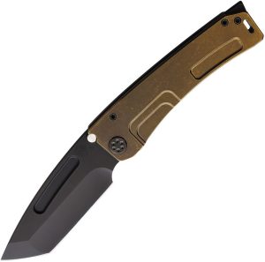 Medford Marauder Framelock 3V Steel Folding Knife Bronze Titanium