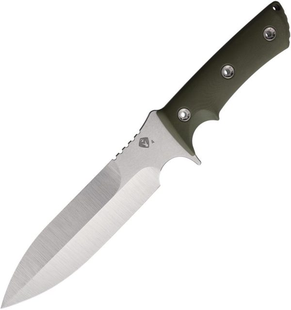 MD0664TQ10KO.jpg Medford Jungle Fighter Fixed Blade S45VN OD Green G10