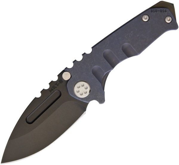 Medford Micro Praetorian Framelock S35VN Blue Titanium Folding Knife