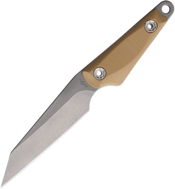 MD114VTQ09KC.jpg Medford Pro UDT Fixed Blade CPM-20CV Coyote Brown Kydex