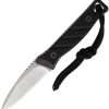 Medford Necromancer Fixed Blade Neck Knife S35VN Black 2.25"