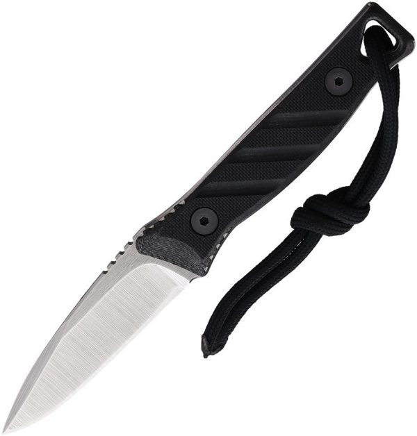 Medford Necromancer Fixed Blade Neck Knife S35VN Black 2.25"