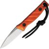 MD117STQ11KB.jpg Medford Necromancer Fixed Blade S35VN Orange G10 Neck Knife