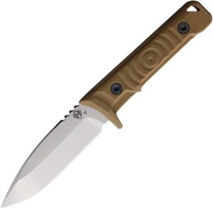 MD118VTQ09KC.jpg Medford Mizuchi Fixed Blade Tan 20CV CPM Stainless Steel