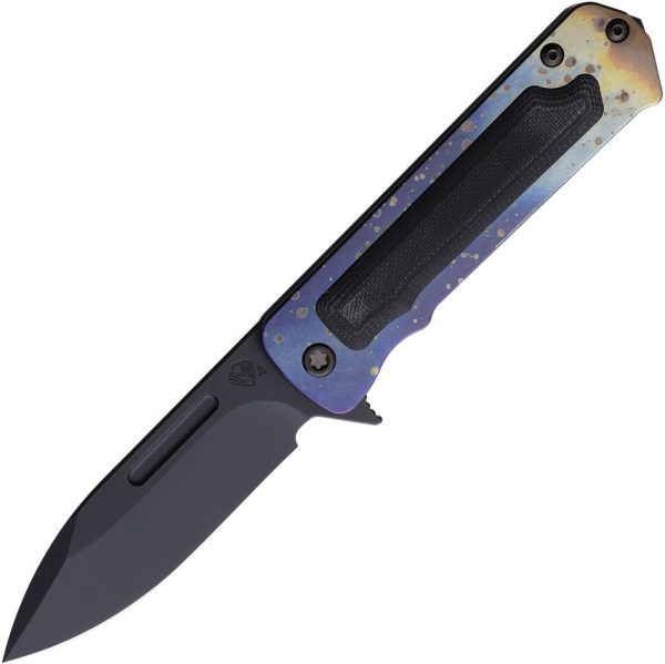 Medford TFF-4 Framelock Flame Folding Knife S45VN Black DLC