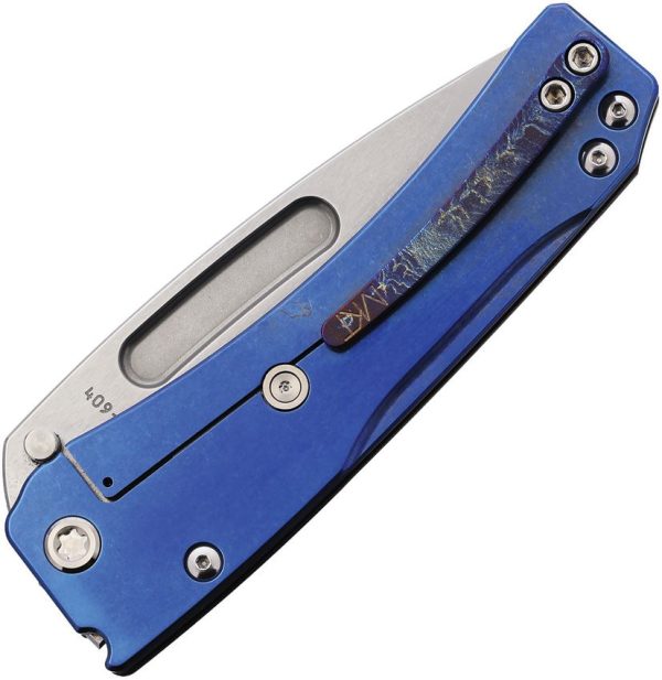 Slim Midi Framelock Acid Etch