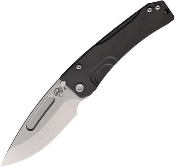 Medford Slim Midi Framelock S45VN Folding Knife Black Titanium
