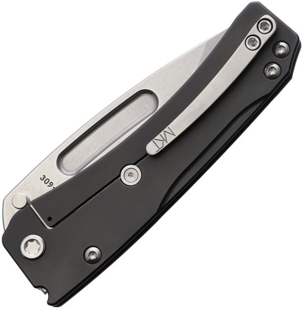 Medford Slim Midi Framelock S45VN Folding Knife Black Titanium