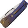 Medford Slim Midi Framelock S45VN Bronze Titanium Folding Knife