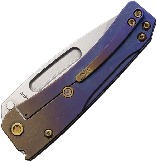 Medford Slim Midi Framelock S45VN Bronze Titanium Folding Knife