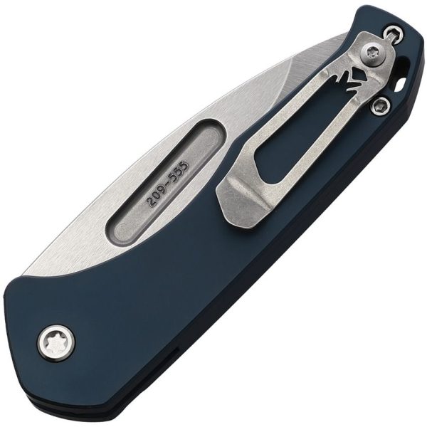 Medford Auto Swift Button Lock Blue S45VN