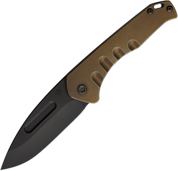 MD208SPD36A1.jpg Medford Praetorian Slim S35VN Bronze Titanium Folding Knife