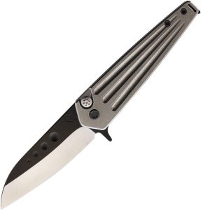 MD210SPQ01TM.jpg Medford Nosferatu Button Lock Gray Titanium S35VN Folding Knife