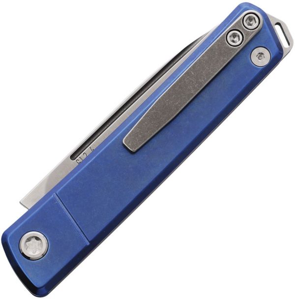 Medford Gentleman Jack S45VN Blue Titanium Folding Knife