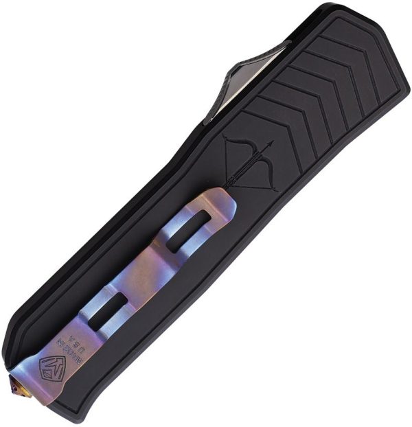 Medford Auto Merc-1 OTF Tanto Flame Hardware