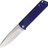 Medford Antik Framelock S35VN Blue Titanium Folding Knife USA
