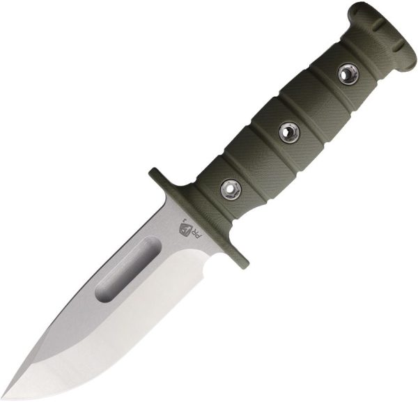 Medford Luke Airman Fixed Blade CPM-3V OD Green Kydex Sheath