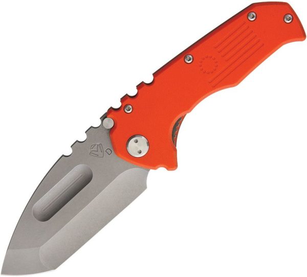 MD30DTT11GG.jpg Medford Praetorian Linerlock Orange D2 Folding Knife USA