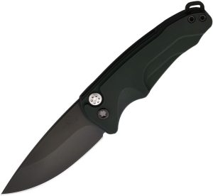 Medford Auto Smooth Criminal Button OD Green