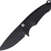 Medford Smooth Criminal Button Lock Folding Knife S45VN Black