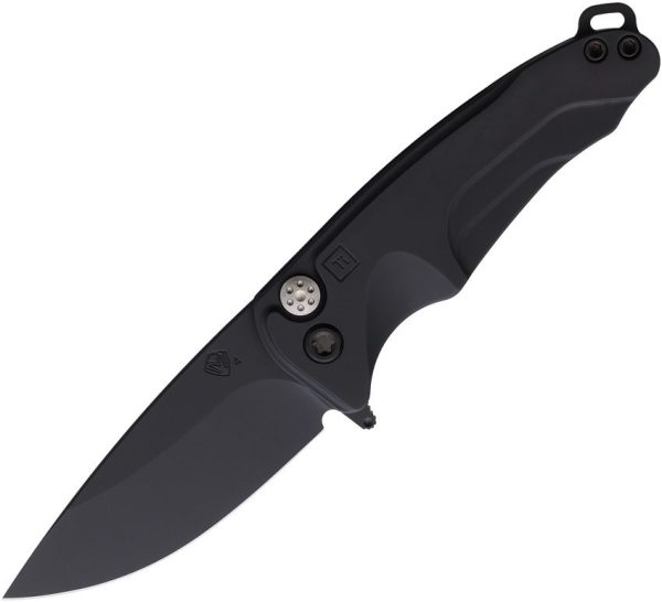 Medford Smooth Criminal Button Lock Folding Knife S45VN Black