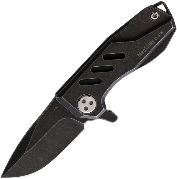 MECEK33SBLK.jpg Titanium Mini Linerlock Black