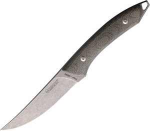 Mercury Trek Fixed Blade Green Canvas Micarta
