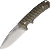 Mercury Ranger Fixed Blade Knife 4.13" Sleipner Steel Green Micarta