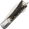 Mercury Hunting Lockback Stag Folding Knife 3" Z50CD15 Blade