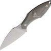 Mercury Hawky Fixed Blade Green Micarta M390 Stainless Knife
