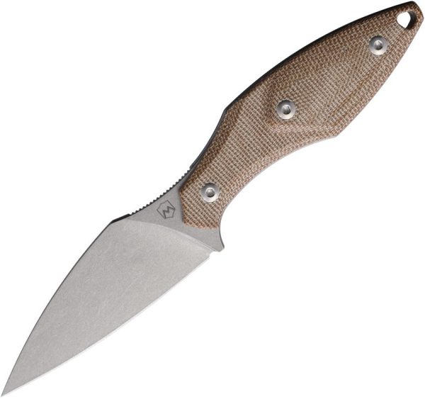Mercury Hawky Fixed Blade M390 Stainless Natural Micarta