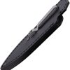 Mercury Hawky Fixed Blade M390 Red Burlap Micarta Knife