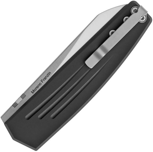 Mercury Logan Mini Linerlock Folding Knife Elmax Steel Black