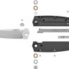 Mercury Logan Mini Linerlock Folding Knife Elmax Steel Black