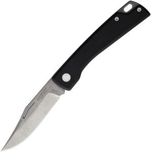 Mercury LUC Slip Joint Black Aluminum Elmax