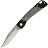 Mercury LUC Slip Joint Folding Knife Elmax Green Micarta