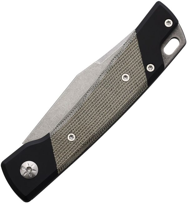 Mercury LUC Slip Joint Folding Knife Elmax Green Micarta