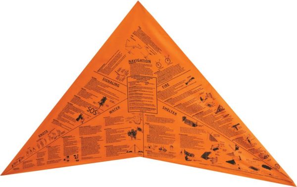 Survival Metrics Head for Survival Bandana - Bright Orange
