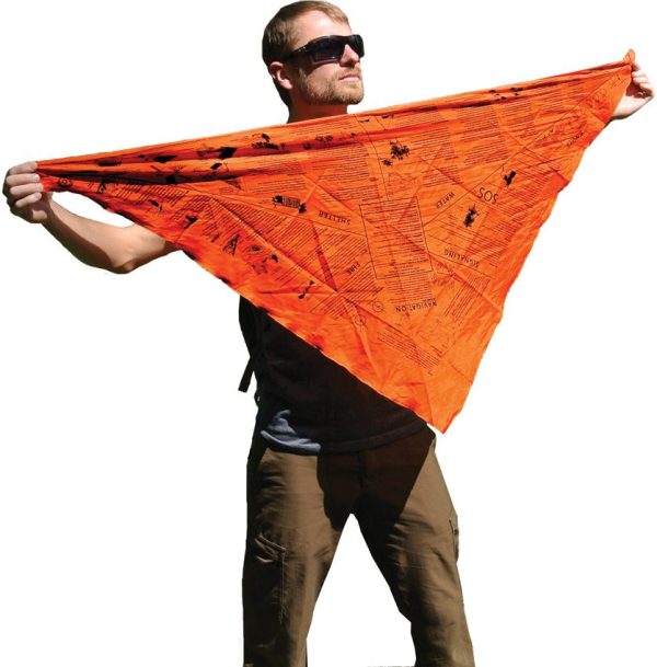 Survival Metrics Head for Survival Bandana - Bright Orange