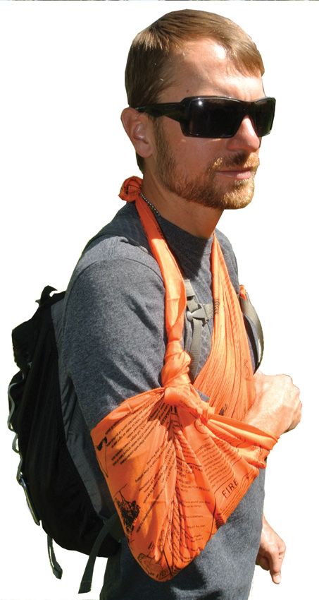 Survival Metrics Head for Survival Bandana - Bright Orange