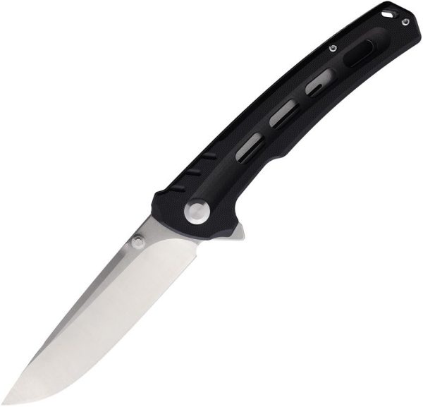 Mavik Gear ROK Linerlock Folding Knife 440 Stainless Black G10