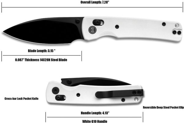 Vakor Crossbar Lock White