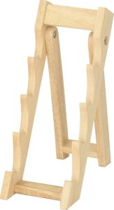 Miscellaneous Knife Display Stand - Light Wood 4-Knife