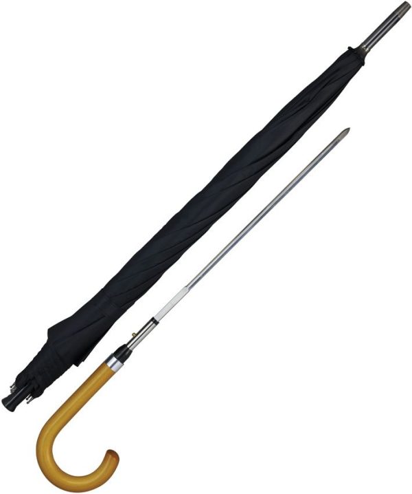 Umbrella Sword Dagger 15" Black Nylon Handle Tactical EDC
