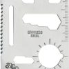 Miscellaneous Survival Card Multi-Tool - Stainless Steel